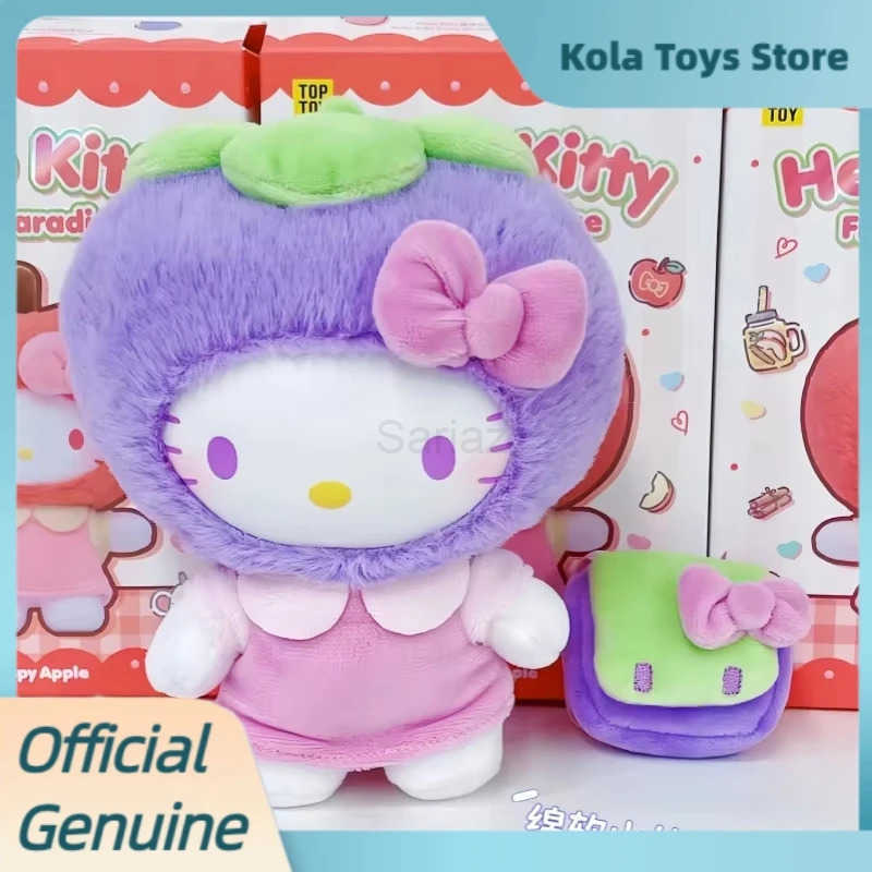Sanrio Genuine Hellokitty Fruity Paradise Series Vinyl Plush Blind Box Cute Bag Pendant Doll Tide Play Toy Mystery Box Birthday Gift H251217