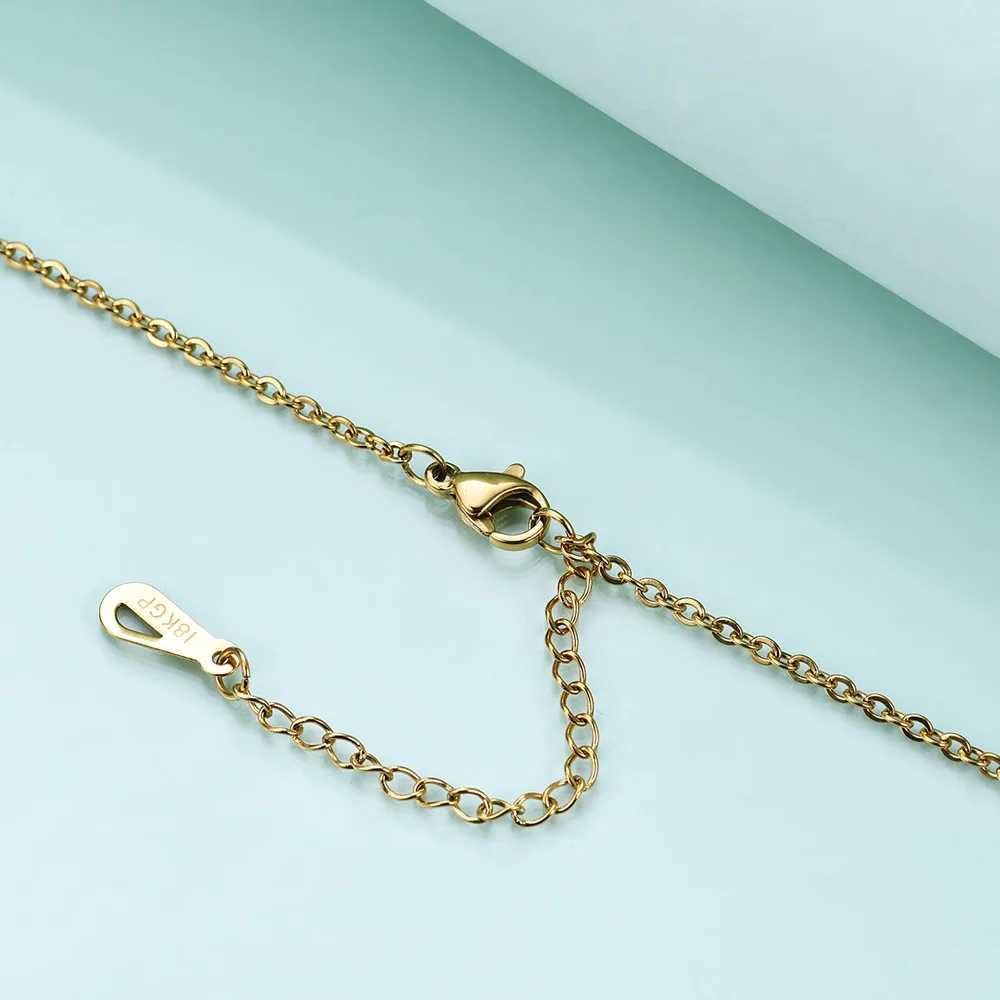 Stainless Steel Love Charm Open Heart Pendant Necklace For Women Jewelry Accessorie Valentines Day Anniversary Gift G251217