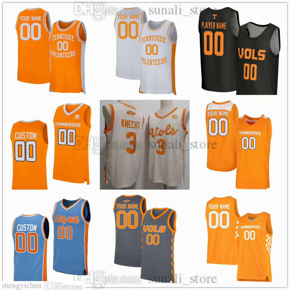 2025 Tennessee College Basketball Jersey Volunteers 3 Dalton Knecht 5 Zakai Zeigler 34 Felix Okpara 7 Igor Milicic Jr. 15 Jahmai Mashack 2 Chaz Lanier 11 Gainey Printed