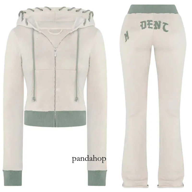 Hidden Cult Hoodie Designer Hide Cult Tracksuit Women 2 Piece Set Women Hidden Cult Tracksuit Long Sleeve Zip Hoodie Inca Pale Rise Pants Trouser Sweatshirts Aa4 0E4