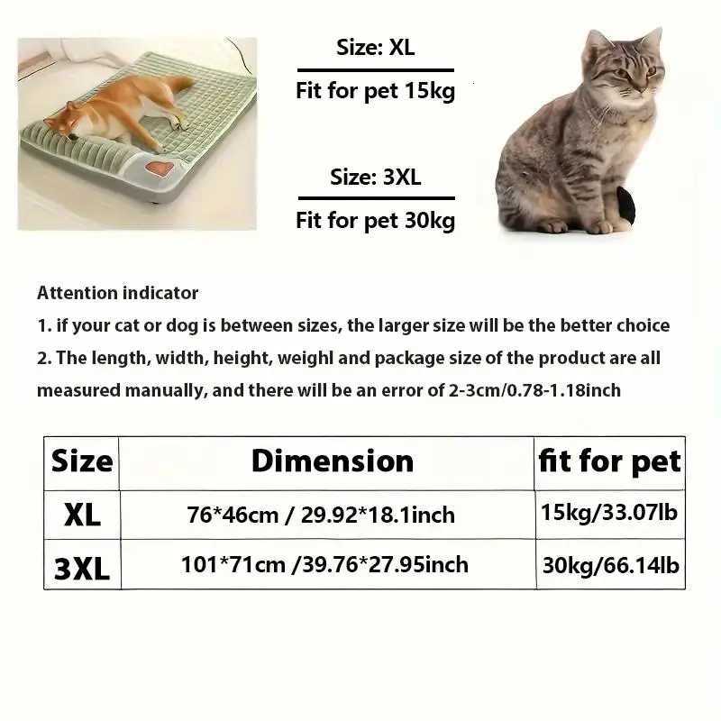 Winter Pet Bed Mat with Zipper Remolvable Elastic Cat Bed for Dog Sleeping Mat Washable Cat Nest Pet Sofa Cushion for Medium Dog M251217