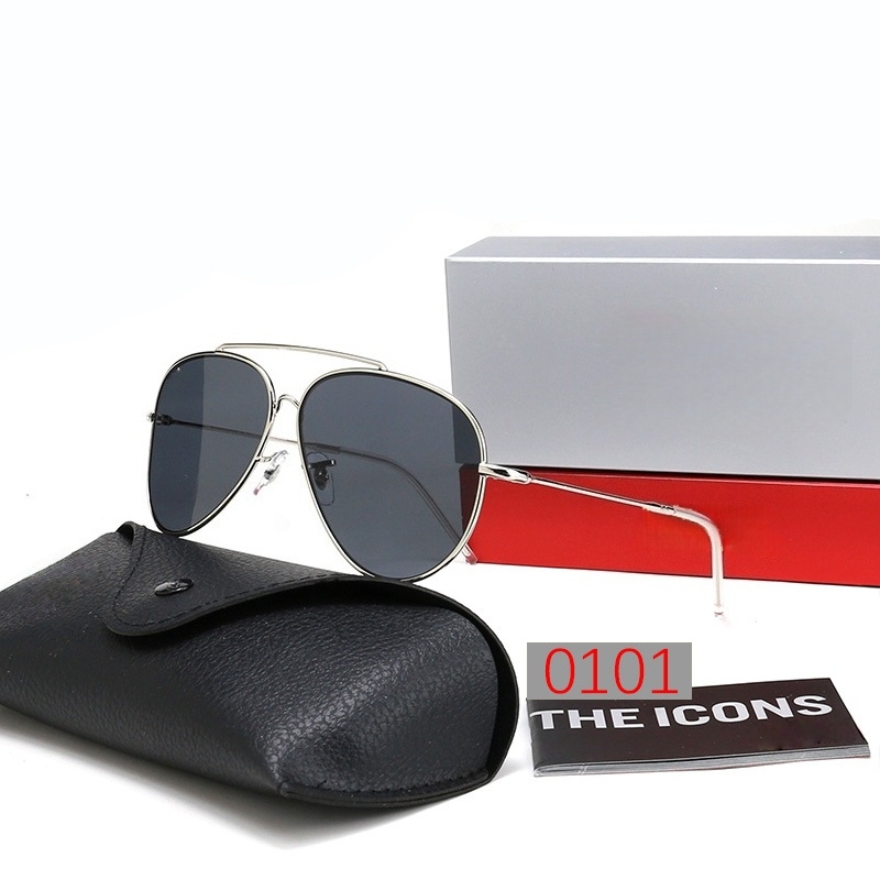 4171 Top luxury rb sunglasses lens designer womens Mens Goggle Eyewear For Women eyeglasses frame Vintage Metal Sun Glasses With Box Rubber legs fab