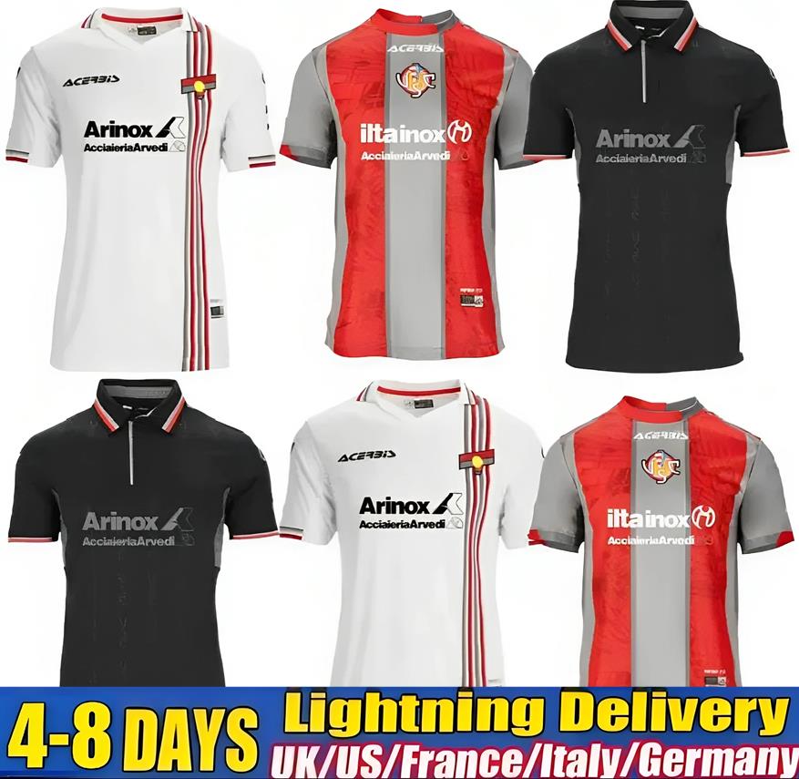 xxxl 4xl 2025 2026 VARDY football jersey Cremonese Soccer Jerseys 2025 Maglia Cremona football shirt BONDO BASCHIROTTO TERRACCIANO PAYERO Magliette Fans Home S-4XL