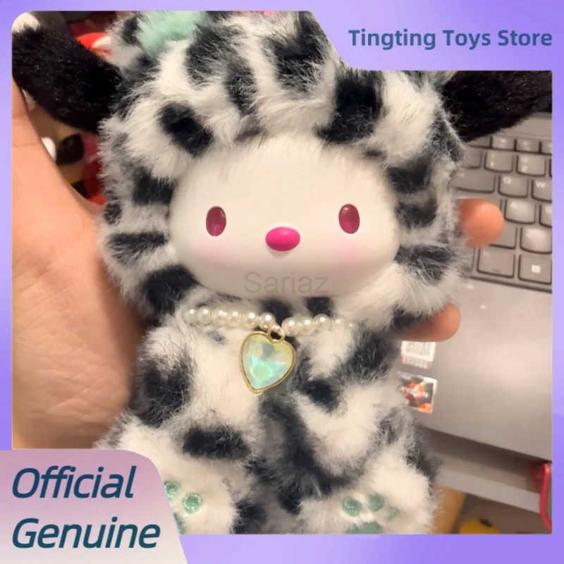Sanrio Genuine Fores Animals Series Blind Box Vinyl Plush Pendant Dolls Kuromi My Melody Kawai Mystery Box Figure Toys Girl Gift H251217