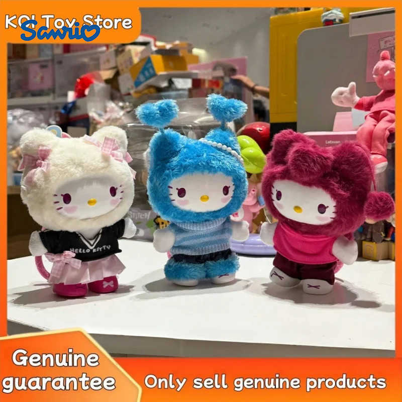 Sanrio New Hello Kitty Popstar Series Vinyl Blind Box Cute Figure Plush Doll Mystery Anime Figures Pendant Collection Model Toy Gift H251217