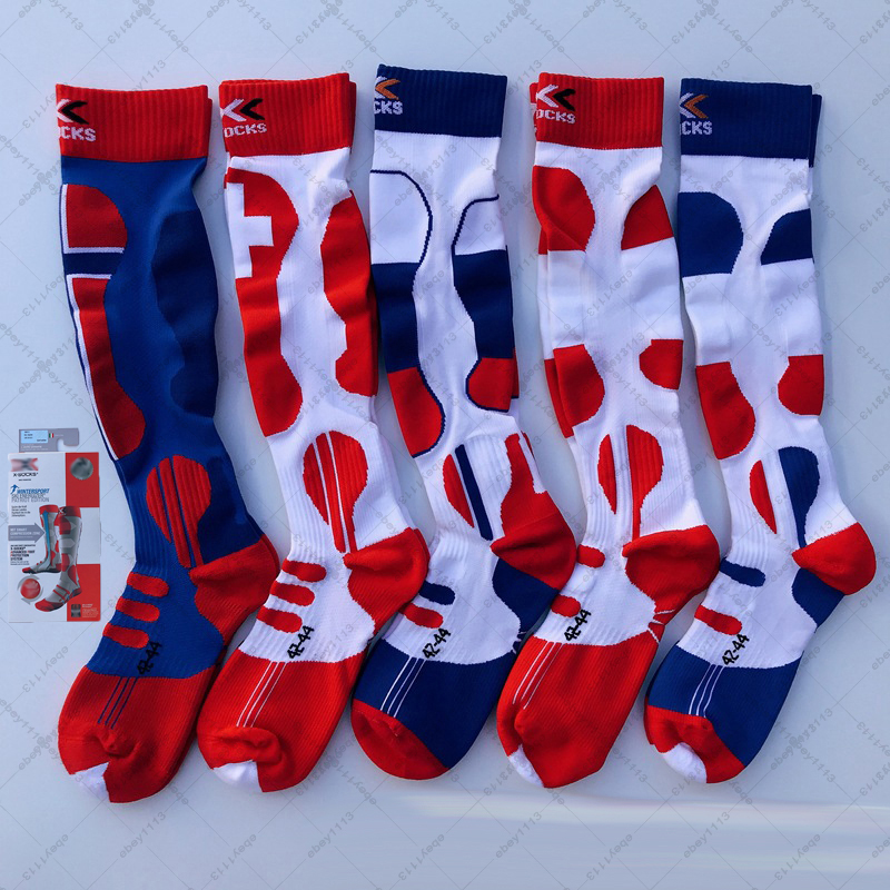 Mens socks xbionicsocks Ski Socks national team mens and womens towel Bottom outdoor sports socks