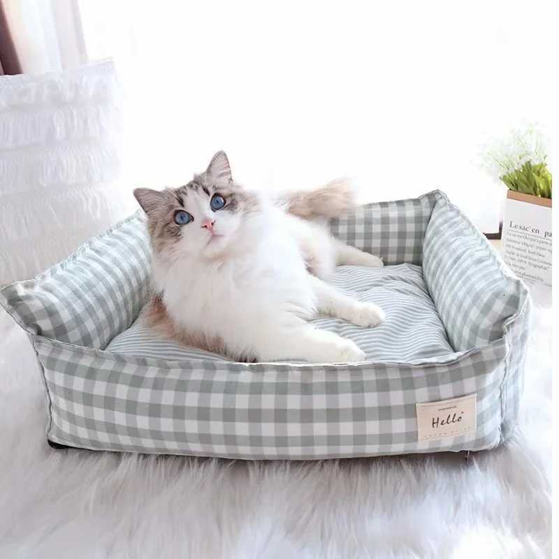Dog and Cat Four Seasons Bed Indoor Dog Nest Small and Medium sized Cat Pet Sofa Bed Furniture Pet Supplies Accessories M251217