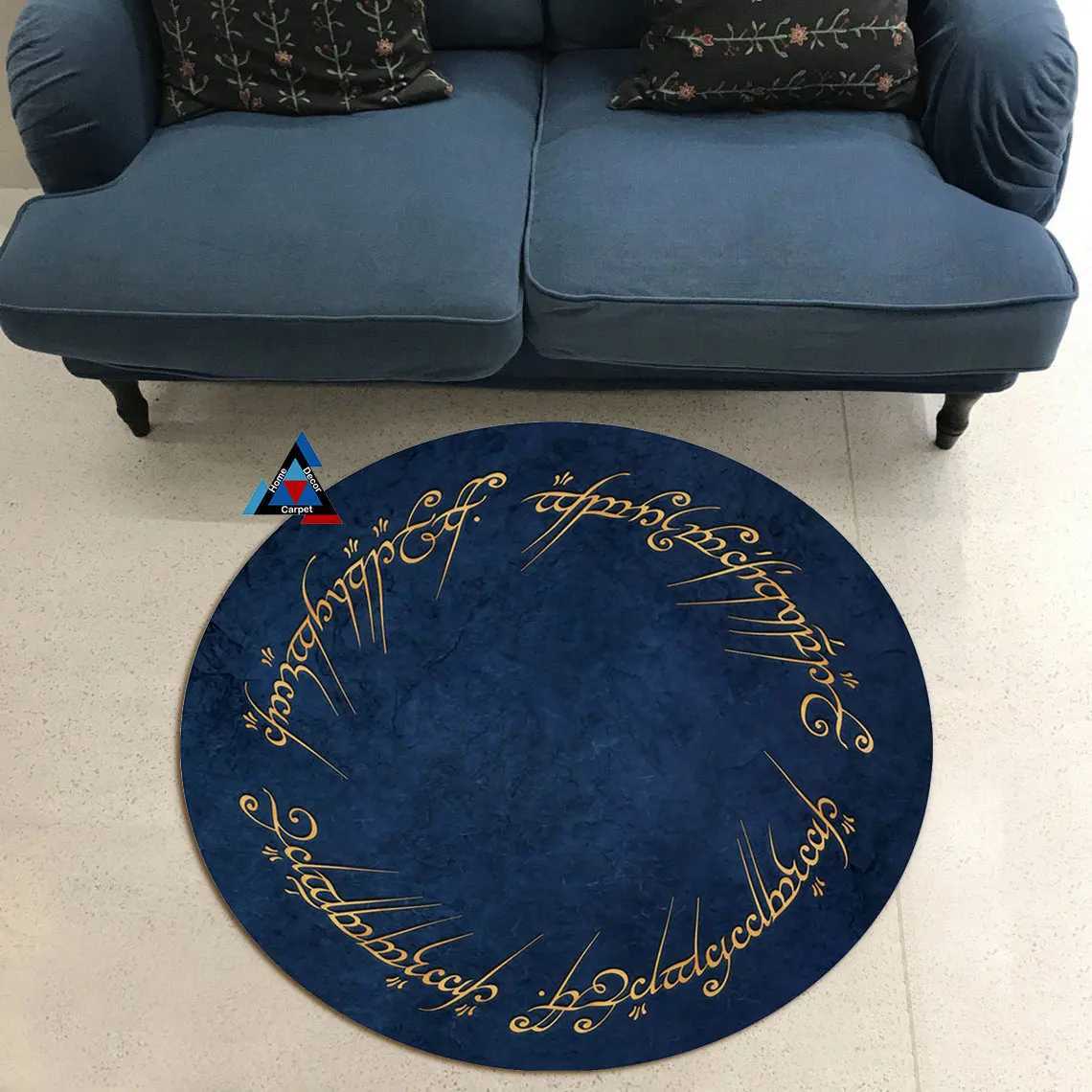 Legendary Movie Rug Living Ro Round Rug ar He Rug Ring Round Rug Lord ar Rug Fantastic Rug The Hobbit Rug Y251216