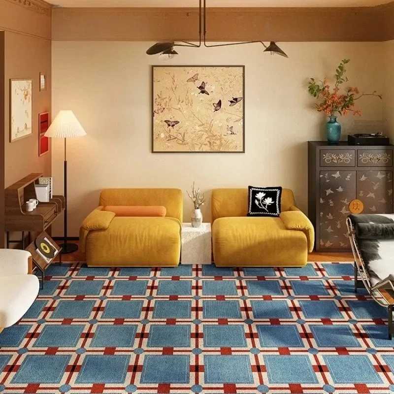 Large Geetric Carpets for Living Ro Decoration Sofa Large Area He Rugs for Bedro Soft Non-slip Mat for Children Y251216