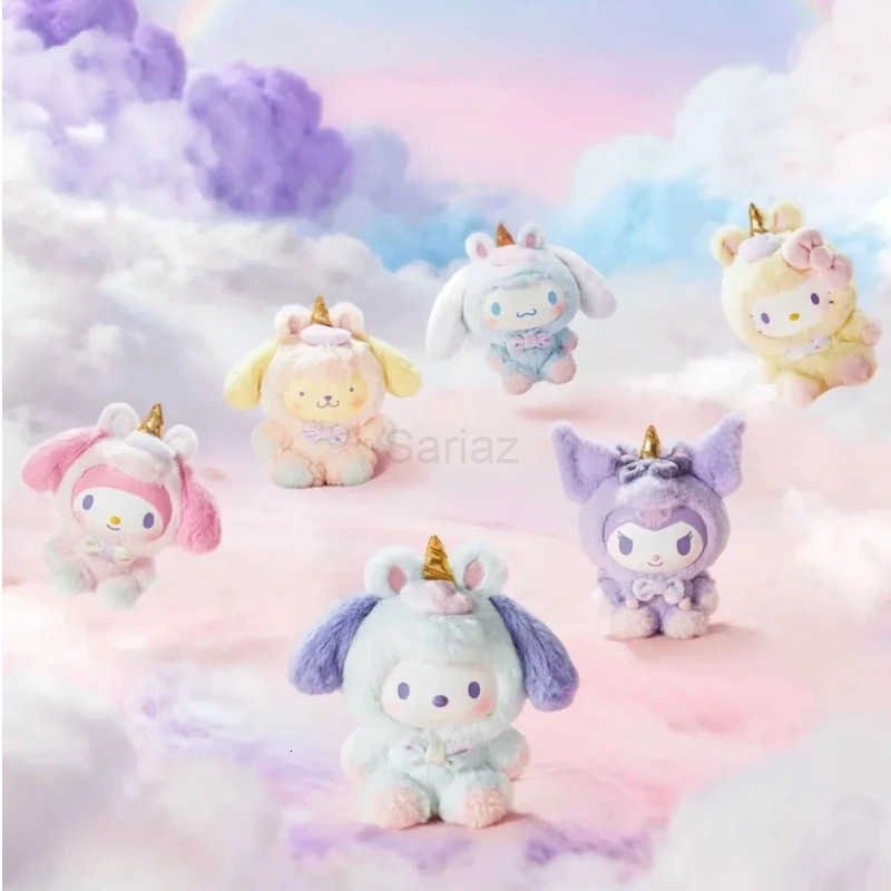 Sanrio Genuine Dream Unicorn Series Blind Box Toys Vinyl Doll Mystery Box Figure Doll Ornaments Toys Key Christmas Birthday Kid Gift H251217