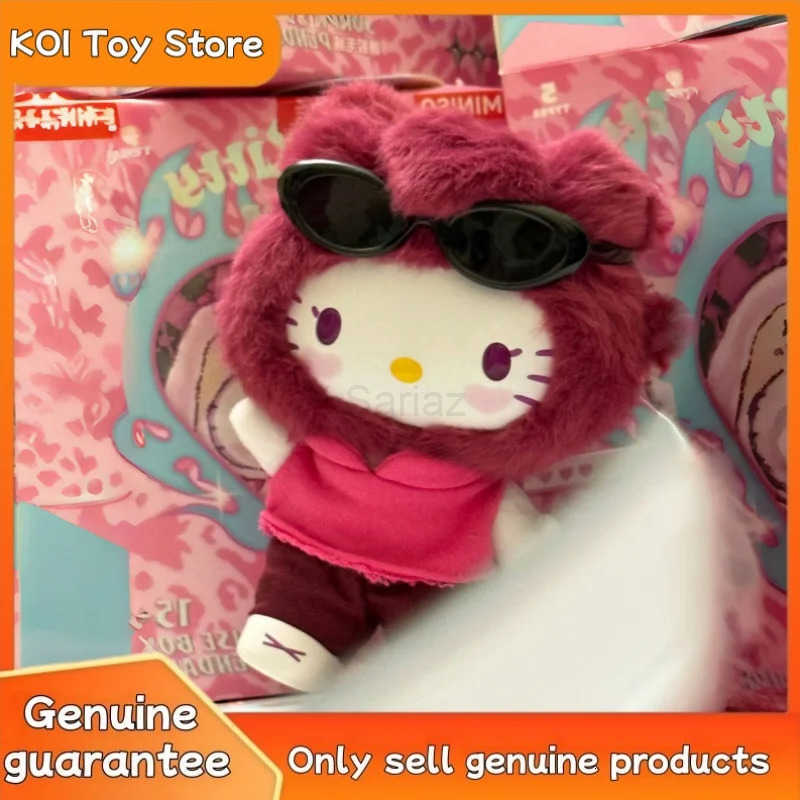 Sanrio New Hello Kitty Popstar Series Vinyl Blind Box Cute Figure Plush Doll Mystery Anime Figures Pendant Collection Model Toy Gift H251217