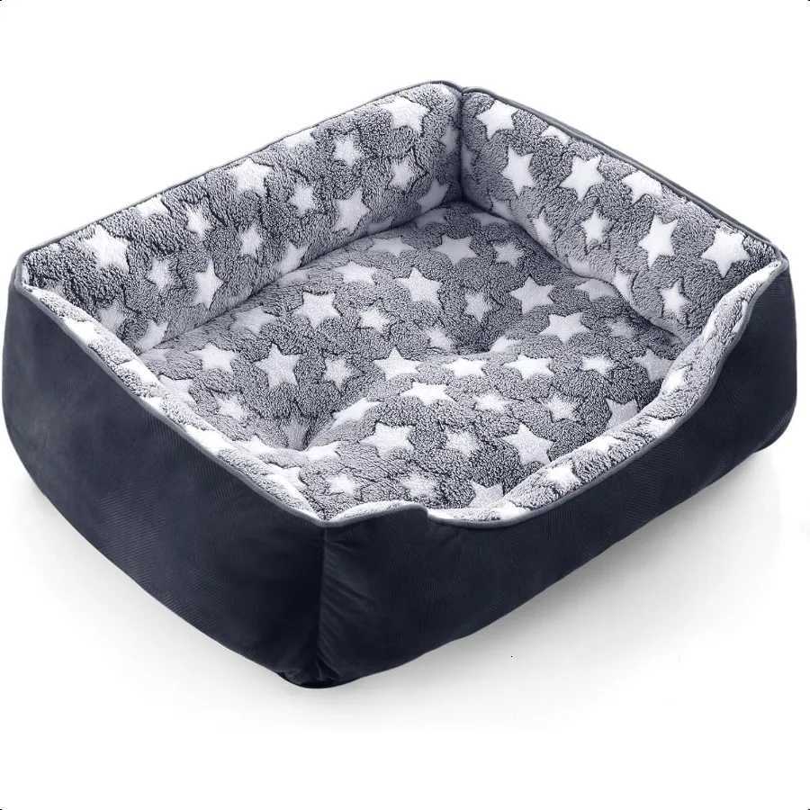 Small Dog Beds Small Size Dogs Rec Washable Dog Bed Orthopedic Dogs Sofa Bed Pet Cuddler AntiSlip Bottom Soft Calming Sleeping M251217