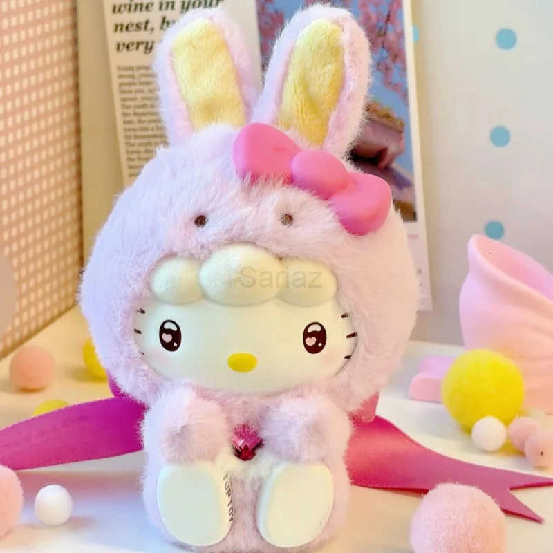 Sanrio Original Character Diamond Bunny Baby Series Blind Box Vinyl Pendant Anime Figure Decoration Christmas Gifts Toys H251217