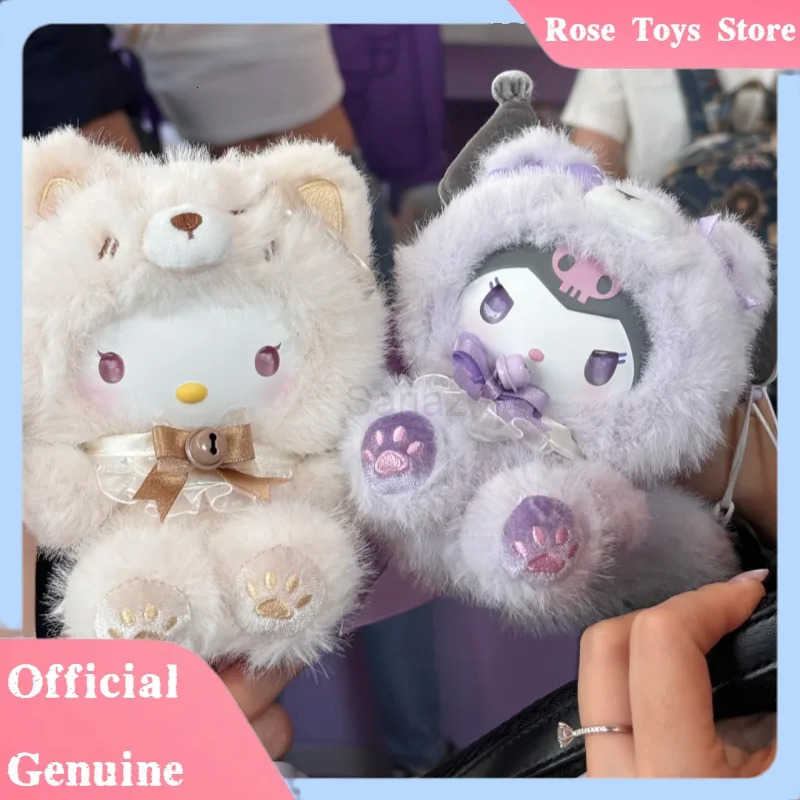 Sanrio New Genuine Characters Fox Island Series Blind Box Cute Vinyl Dolls Sanri Bag Pendants Mystery Box Lovely Ornaments Gift H251217
