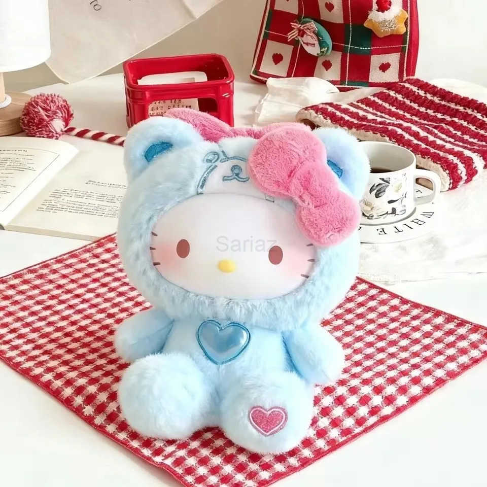 Sanrio hot toy Hellokitty Teddy Sleepwear Series Surprise Blind Box Vinyl Doll Cute Girls Holiday Gift Fashionable Trendy Toy H2512171
