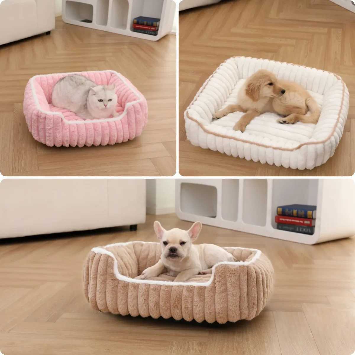 Cat Dog Nest Beds All Seasons Dog Shell Dog Pets Winter Warm Plush Soft And Comfortable Pet Bed Deep Sleep Cat Nest Supplies M251217