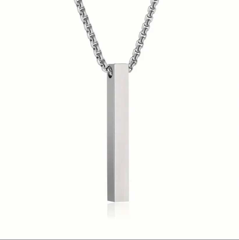 European American Minimalist Necklace - Ins Cool Elegant Versatile Hip-Hop Geometric Pendant Long Necklace G251217