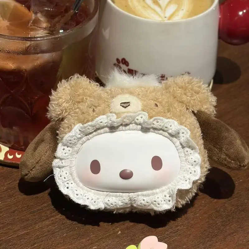 Sanrio Blind Box Family Plush Bear Series Pendant Blind Box Cute Kt Cat Kuromi Melody Plush Pendant Keychain Doll Surprise Gifts H251217