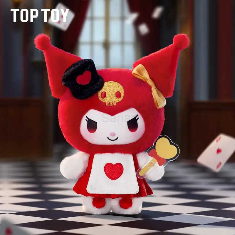 Sanrio Toptoy Kuromi Poker Kingdom Series Blind Box Cute Vinyl Plush Doll Cute Pendant Kuromi Mysterious Surprise Christmas Present H251217