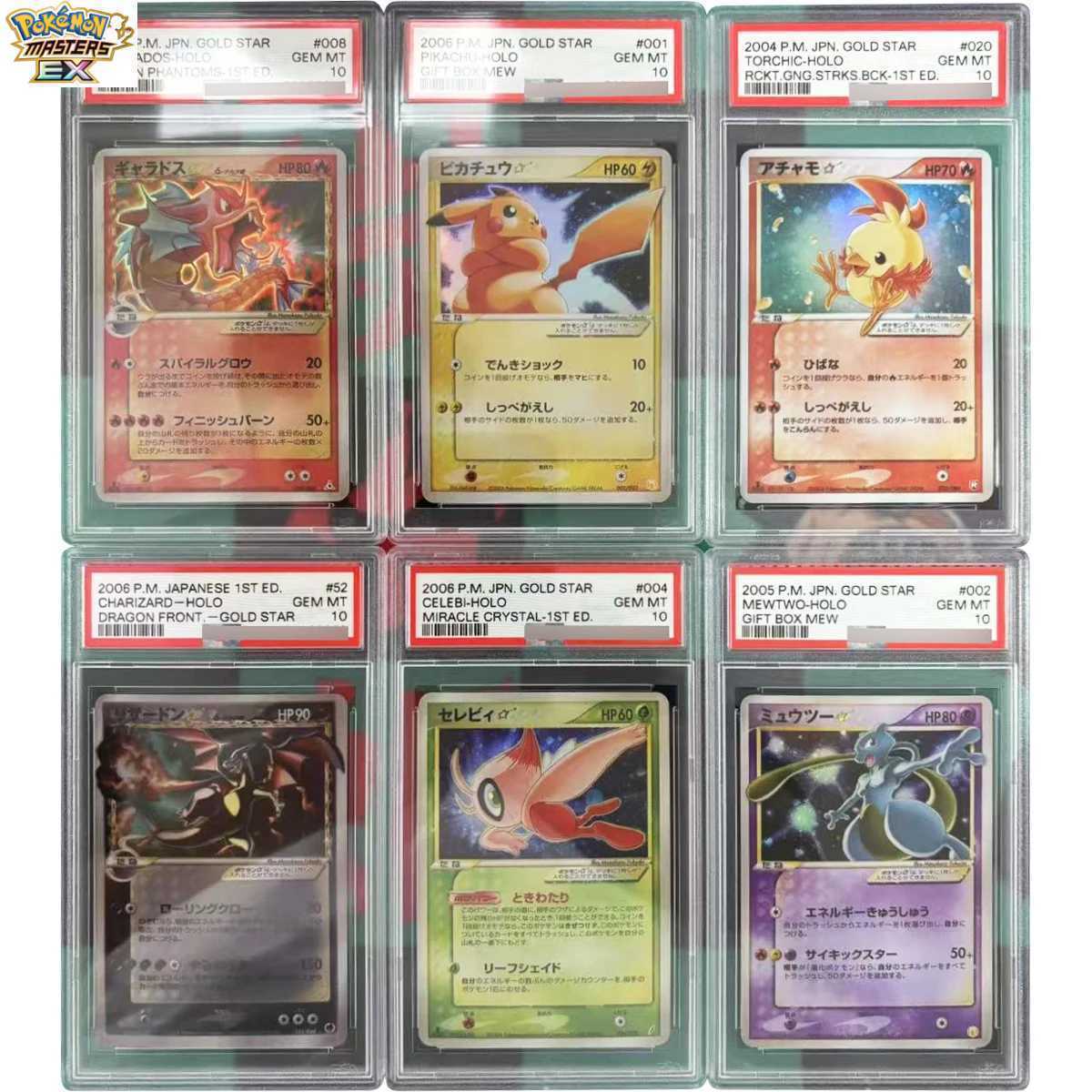 Diy 10Points Card Mew Gyarados Self Made Game Anime Collection Cards Gift Toy L2 L251217GBDT