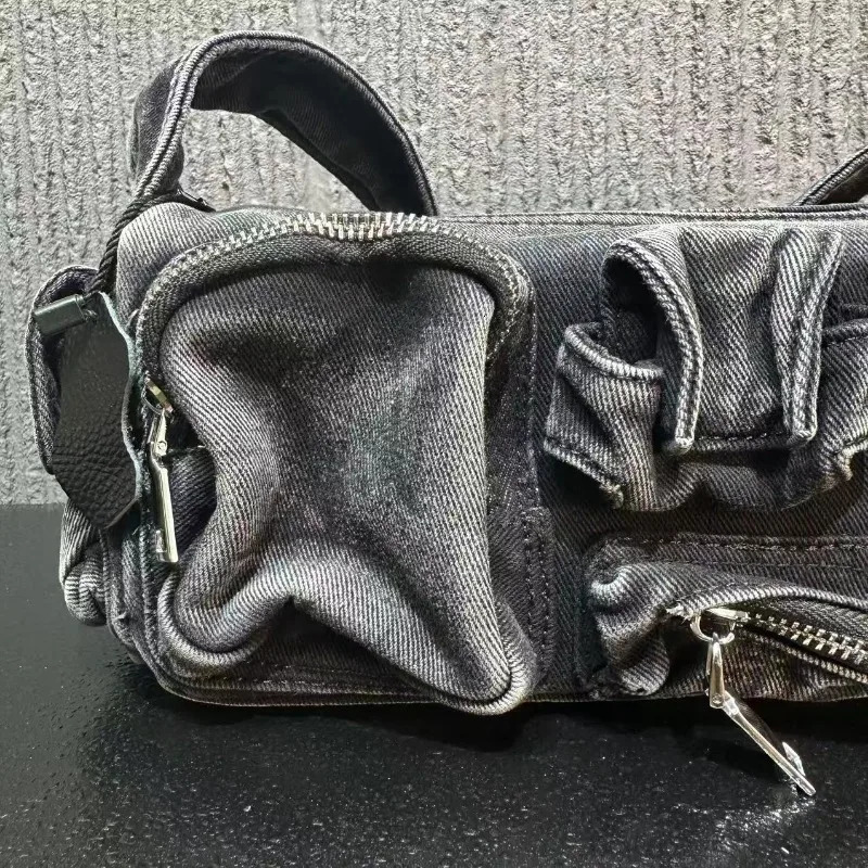 Multi Pocket Underarm Bag Vintage Crossbody Bags for Women Shoulder Bags Purse and Handbags Bag Bolso Sac 260104