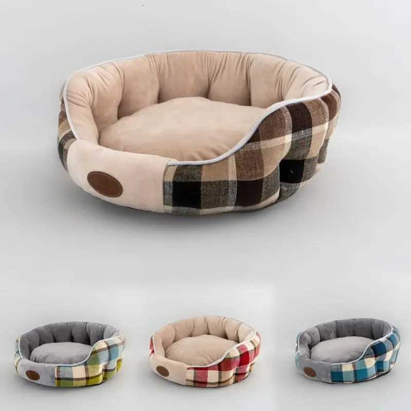 Winter Warm Pet Products Home Cloth Lattice High Back Cats Nest Creative Pets Nest Can Be Disassembled and Washed Dogs Nest M251217