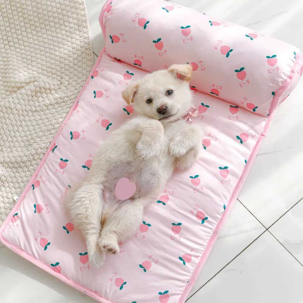 Summer Cooling Mat for Dogs and Cats Breathable Washable Pet Bed Blanket for Small Medium Large Dogs Ideal for Sofa Car M251217