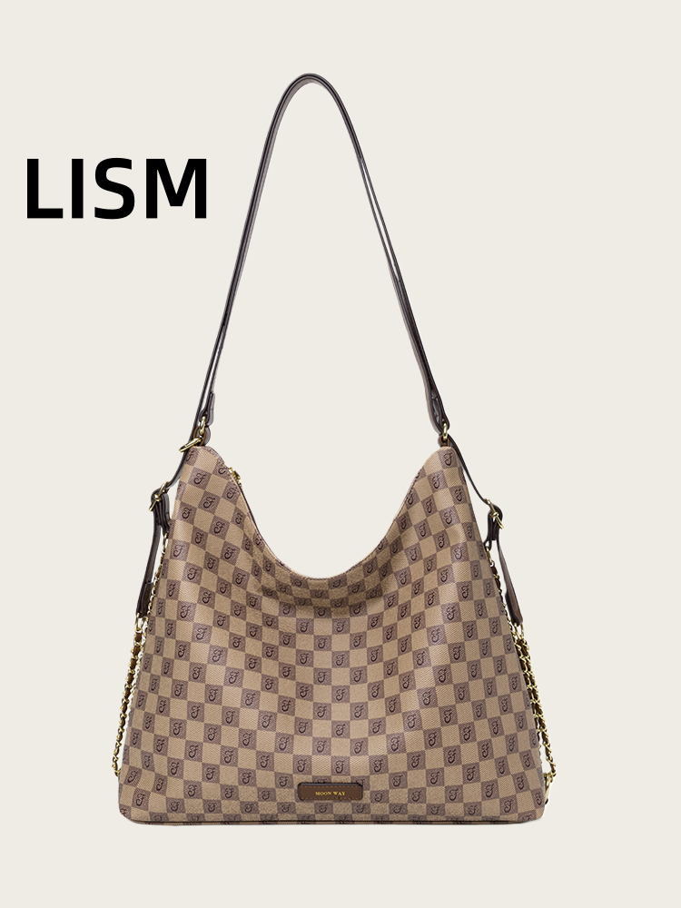 LISM bag free shipping Light luxury High quality casual soft tote bag versatile classic high-capacity vintage simple handbag for woman pu12