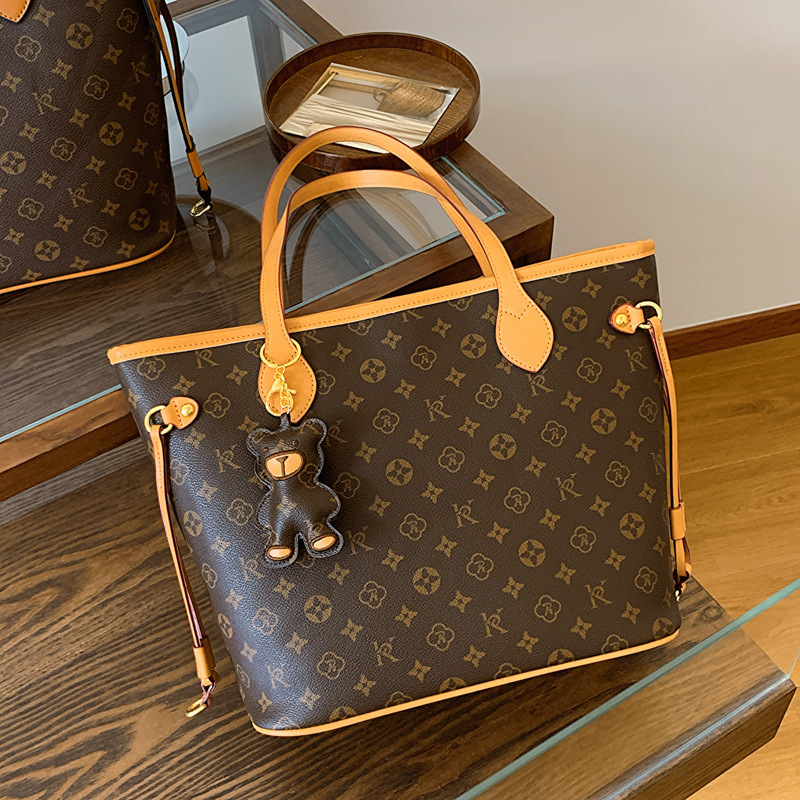 Free Shipping New Fashion Old Flower Tote Bag High Quality Female Bag Large Capacity Handbag Shoulder Bag