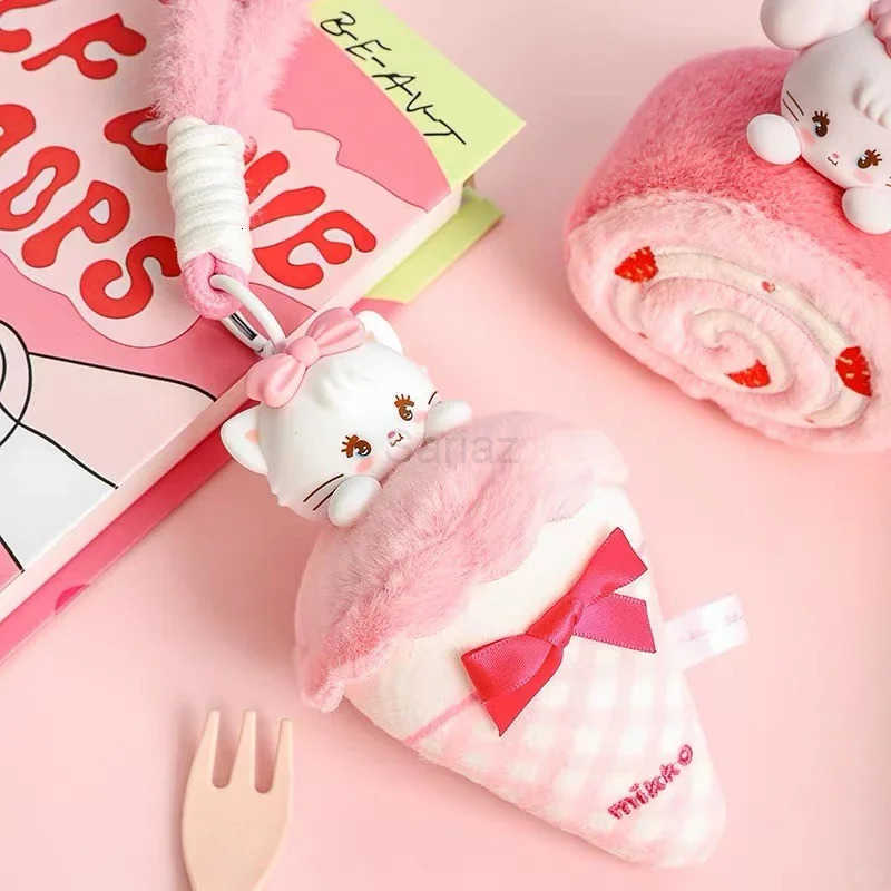 Sanrio New Genuine Mikko Sweetheart Afternoon Tea Series Trendy Blind Box Kawaii Animal Figure Ornament Bag Decoration Girl Gift Toys H251217