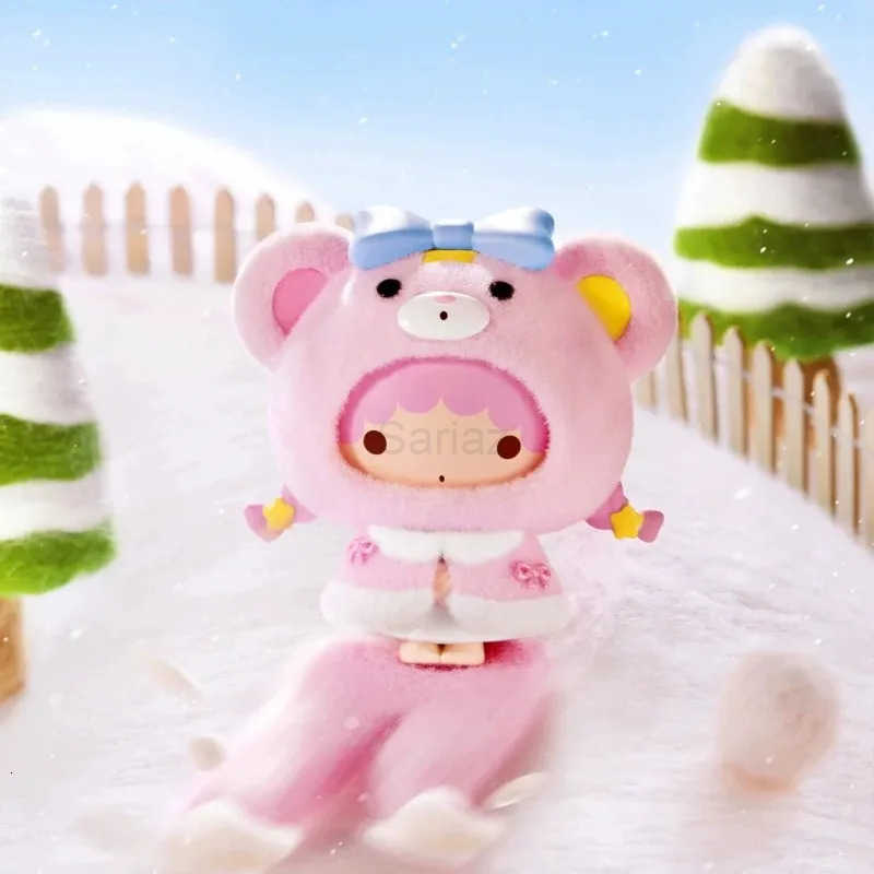 Sanrio New MINISO Mini Cape series Blind box flocked pendant mysterious box face-swapping trendy toy cute gift H251217