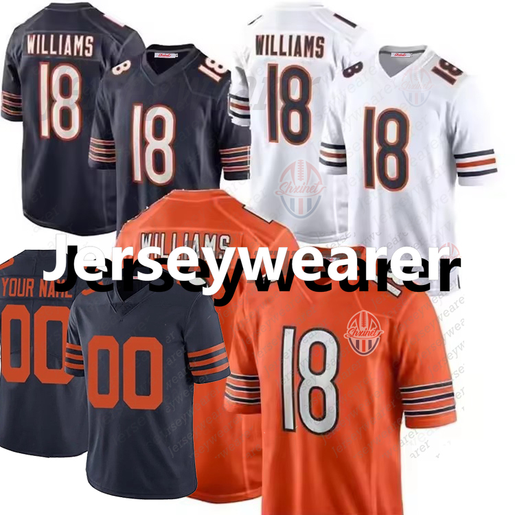 18 Caleb Williams 2 DJ Moore Rome Odunze Cole Kmet D'Andre Swift Montez Sweat Brian Urlacher Brian Urlacher Football jerseys (shxinet)