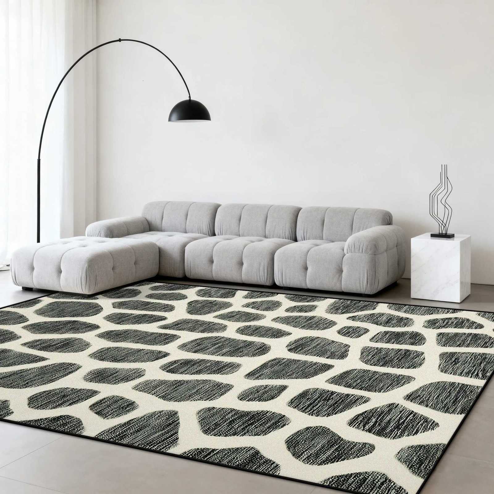 Modern Irregar Shape Design Rug Decoration He Large Area Living Ro Carpet Outdoor Balcony Washable Soft Mat Tapis Y251216