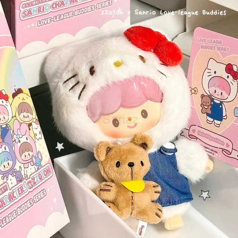 Sanrio Genuine Characters X Zzoton Love-League Buddies Series Blind Box Hello Kitty Vinyl Kawaii Melody MysteryBox Figure Surprise Gift H251217