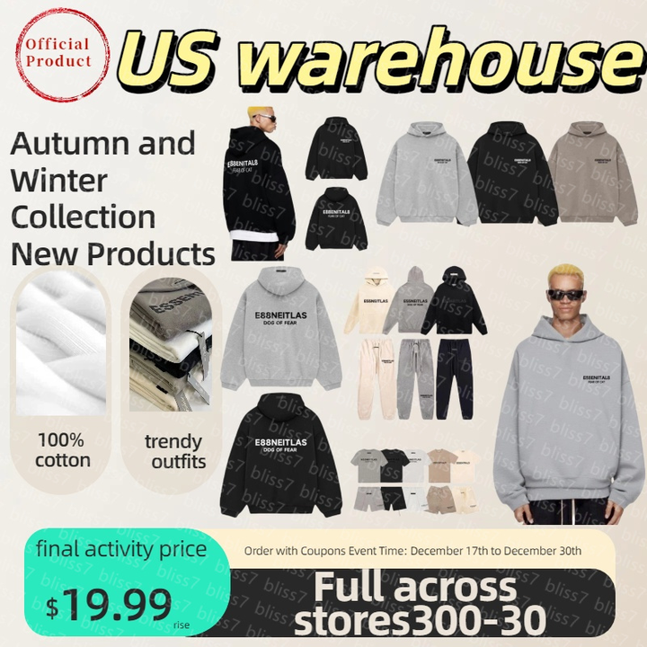 essintals hoodie Designer Hoodie Men Women Designers Pull Over Men Hoodie Winter Warm Man Clothing Tops Pullover Clothes hoddie pant essential Hoodies Sweatshirts