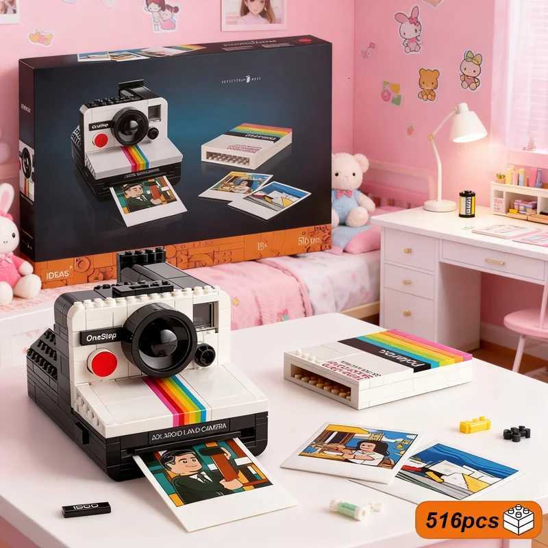 New 516pcs IDEAS Series Vintage Camera Building Blocks Kids Adults Gift Kids Birthday Creative Toy Boy Girls Collection Toy Gift X251216
