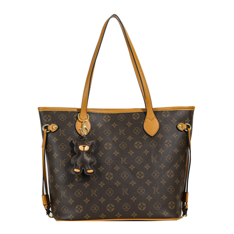 Free Shipping New Fashion Old Flower Tote Bag High Quality Female Bag Large Capacity Handbag Shoulder Bag