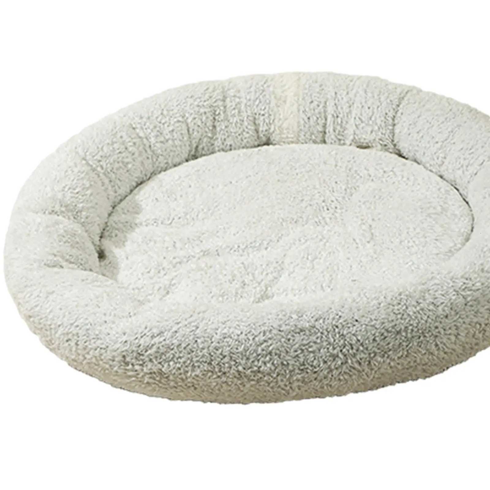 Luxurious Round Pet Bed for Furry Friends - Cozy Haven for Small M251217