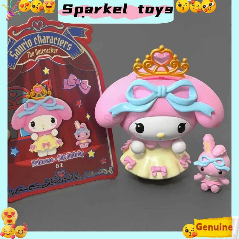 Sanrio Genuine The Nutcracker Series Blind Box Trendy Collect Figurines Kawaii Ornament Model Toys Mystery Box Figure Gifts H251217