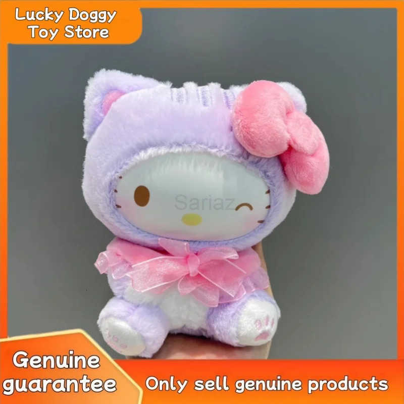 Sanrio New Original Characters Play With Kittens Series Vinyl Plush Blind Box Kuromi Melody Cute Pendant Doll Mystery Girl Xmas Gifts H251217