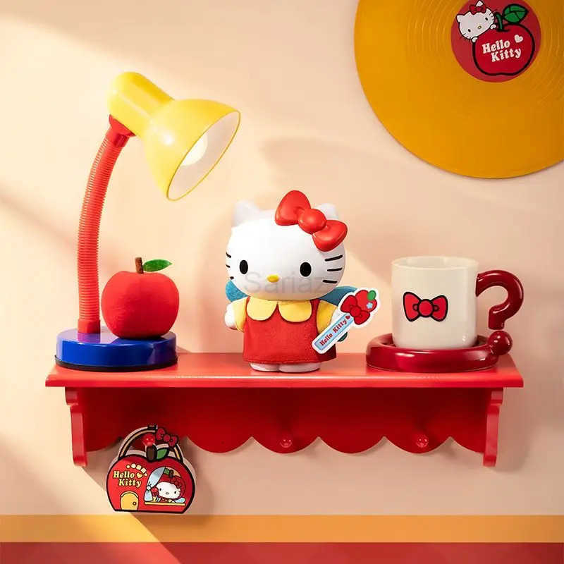 Sanrio New Hello Kitty Apple Bluetooth Speaker Hellokitty Anime Figures Toys Room Decor Kawaii Hellokitty Speaker Toy Girls Gift H251217
