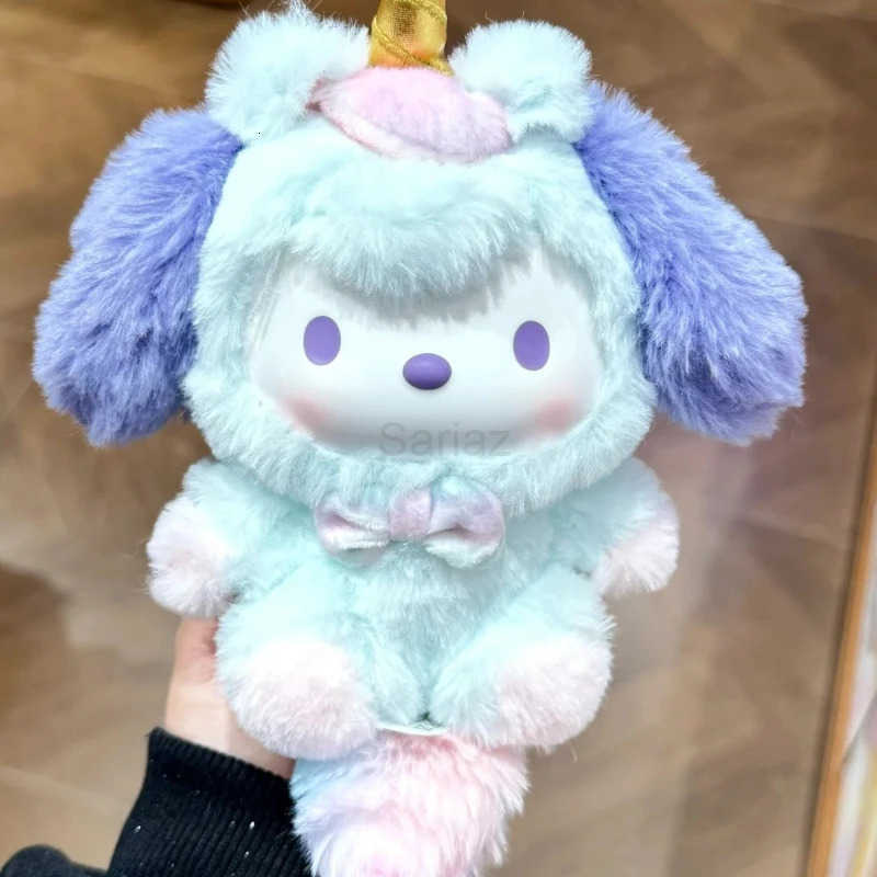 Sanrio Characters Dream Unicorn Series Vinyl Face Blind Box Kuromi Anime Figure Pochacco Surprise Bag Melody Pendant Toys Gift H251217