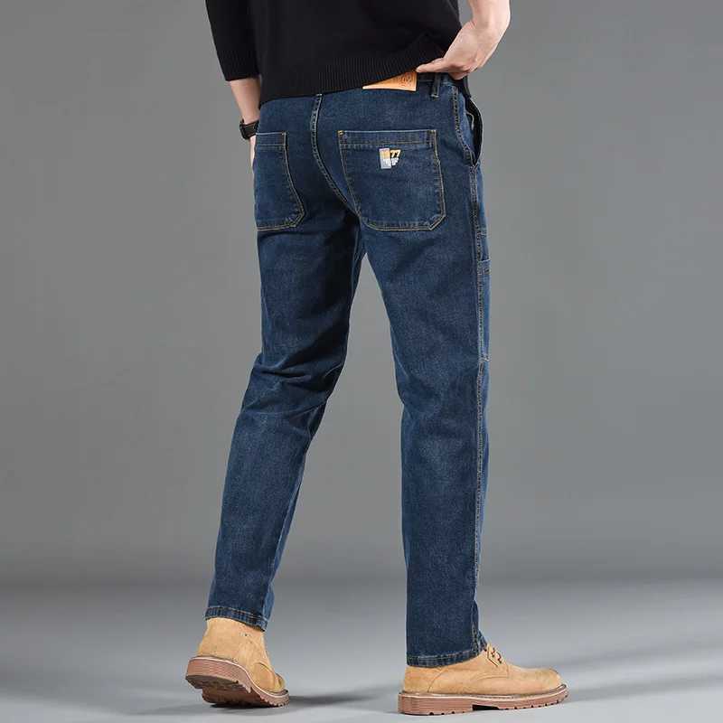 Fashion Print Six-Pocket Jeans Small Straight Cut Style Mens Casual Comfortable Fit Clothing M260319