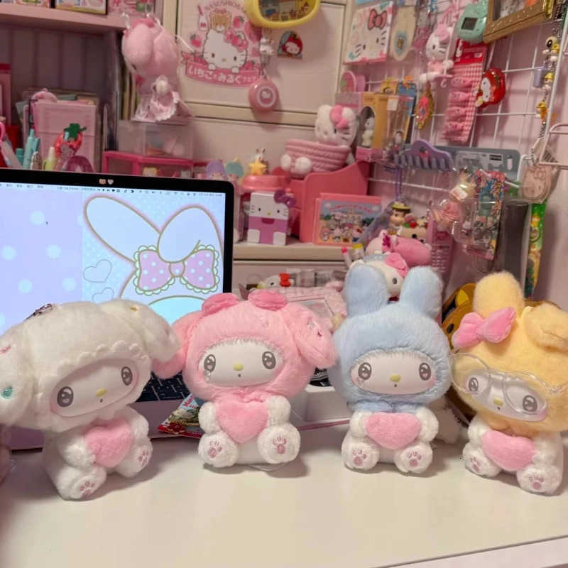 Sanrio Genuine My Melody 50th Anniversary Creamy Candy Series Vinyl Face Blind Box Cute Doll Toy Bag Pendant Birthday Gift H251217