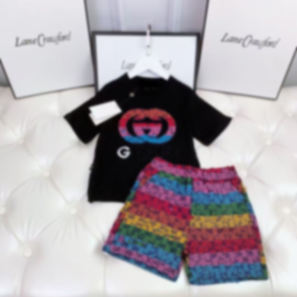 Kids Clothes Sets Designer Baby Toddler Clothes Sweater Hooded Kid Tracksuits 2 Pieces Sets Warm Fleece Boys Girls Children Hoodies Sweatshirt Size 90-160