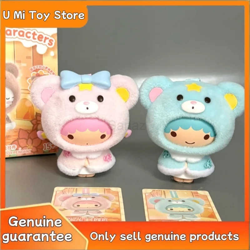 Sanrio New Authentic Little Cape Series Blind Box Cute Pendant Decoration Doll Model Face Changing Fashion Mystery Box Surprise Gift H251217