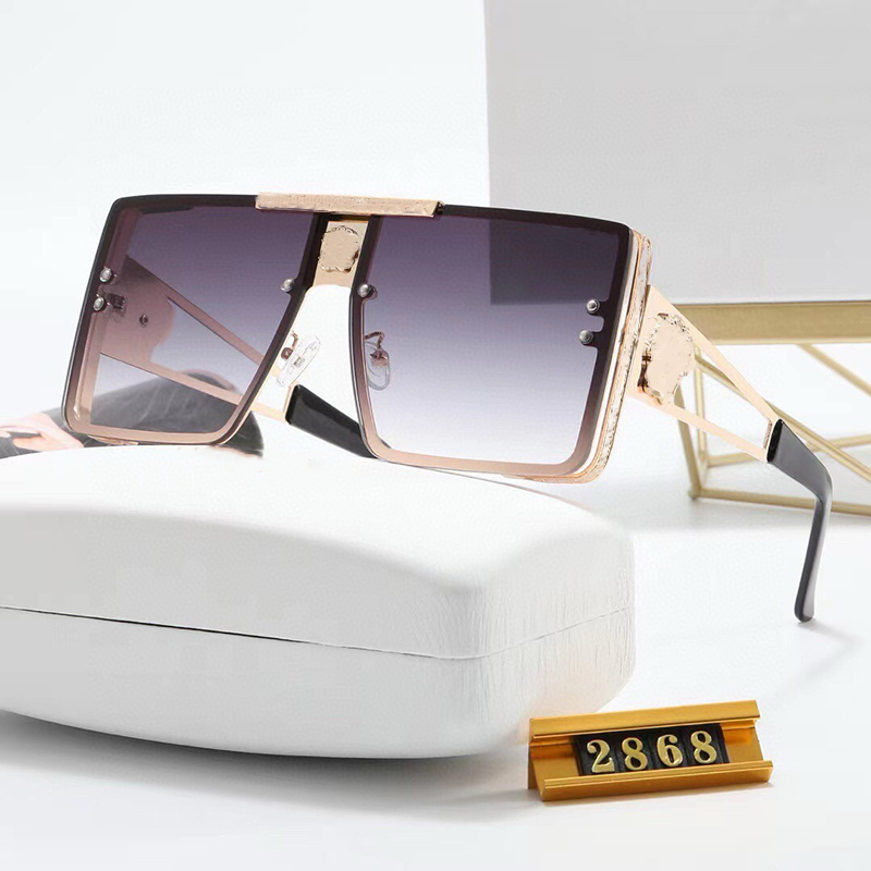 Luxury Brand New Metal Frame Sunglasses for Men and Women sunglasses square frame outdoor cool driving sports design Fashion glasses gift