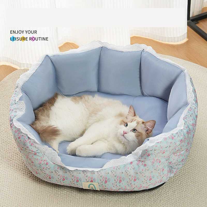 Detachable Pet Bed Pet Bed Detachable Washable Dog Sleeping Bed Soft Comfortable Warm Cat Bed for Four Seasons Soft Pet Bed M251217