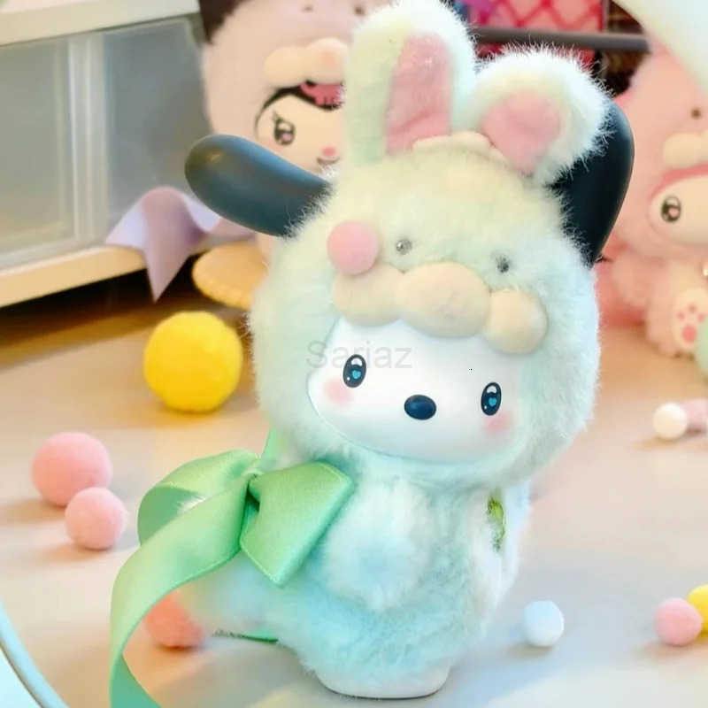 Sanrio Original Character Diamond Bunny Baby Series Blind Box Vinyl Pendant Anime Figure Decoration Christmas Gifts Toys H251217
