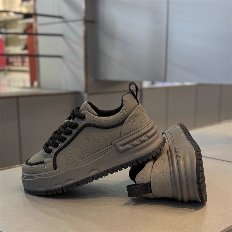 Free shipping designer casual shoe 2026 Men's Breathable Platform Sneakers, Spring Casual Shoes Thick Sole Lightweight Board Shoes